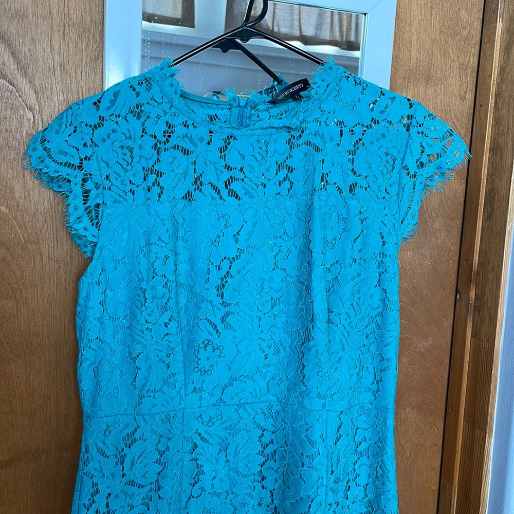 NEVER WORN, Merokeety teal lace dress, size large